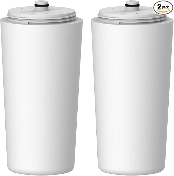 AQUACREST AQ-4125 Shower Filter Replacement Cartridge for Aquasana® AQ 4125, AQ-4100, AQ-4100NSH, AQ-4105 Shower Water Filter System, Jonathan Product Beauty Shower Filter, Pack of 2