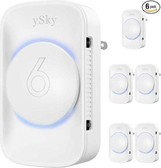 ySky Plug In Air Purifier Ionizers for Home (6 packs), Negative Ion Air purifiers,Quiet Operation Ionizers Air Freshener for home,Bathroom,Bedroom,Portable Air Purifiers for Odor,Mini Air ionizers