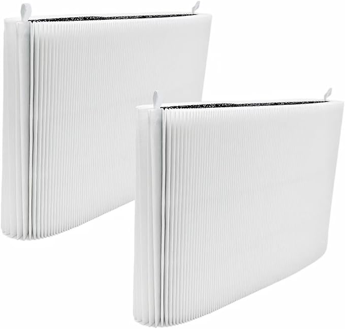 F2 max Replacement Filter For 211i Max Compatible With Blueair Blue Pure 211i Air Purifier Filter, H13 True HEPA 2-Pack