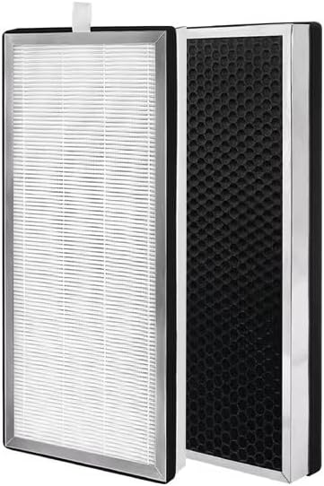 Replacement Parts 3 in 1 Ture Hepa Filter Compatible with Medify MA-40 Series Air Purifier Composite Filtration 2-Pack