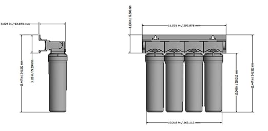 Watts Premier RO Zero Pure Plus VOC 4 Stage Reverse Osmosis System, Brushed Nickel Top Mount Twist Faucet, ZeroWaste Pump, Push Button Water Filters: Sediment Filter, Carbon Pre-Filter, VOC, Membrane