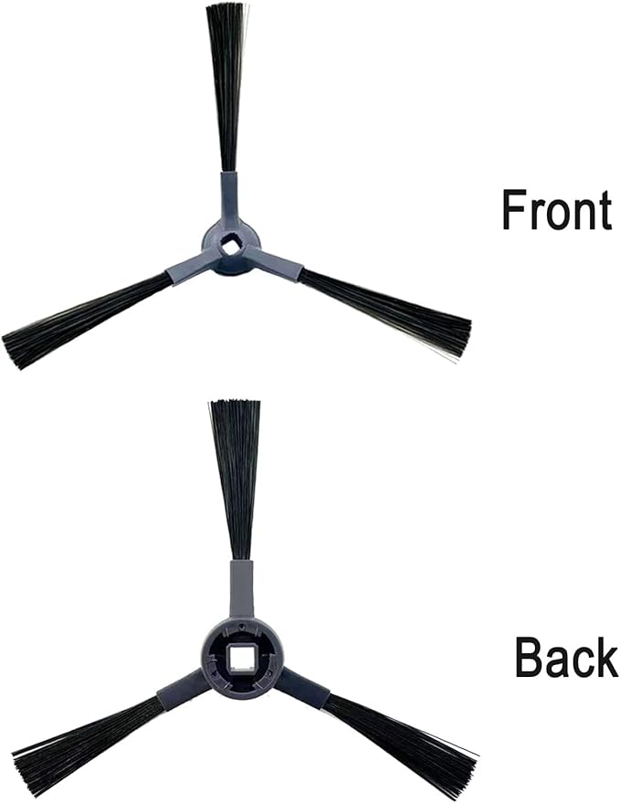 Upgraded Side Brushes Replacement for Shark IQ R101AE RV1001AE AV912S AV911S AV1010AE RV1000 AV970 AV993 AV1002AE Shark AI AV2501S AV2501AE RV2610WD RV2610WA RV2502AE RV2520AOUS Robot Vacuum Cleaner