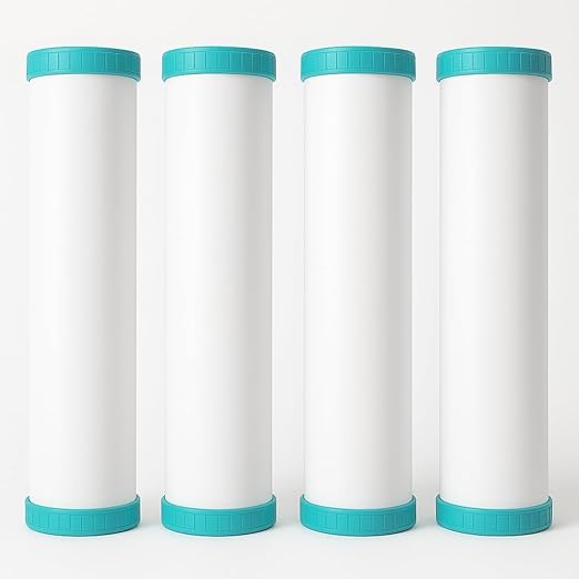 LiquaGen Polyphosphate Water Filter – Slow PHOS Media for Limescale, Rust & Corrosion | Pre-Filter for Water Heaters, Boilers, Ice Machines, Coffee Makers & Vending Systems (4, 4.5" x 20")