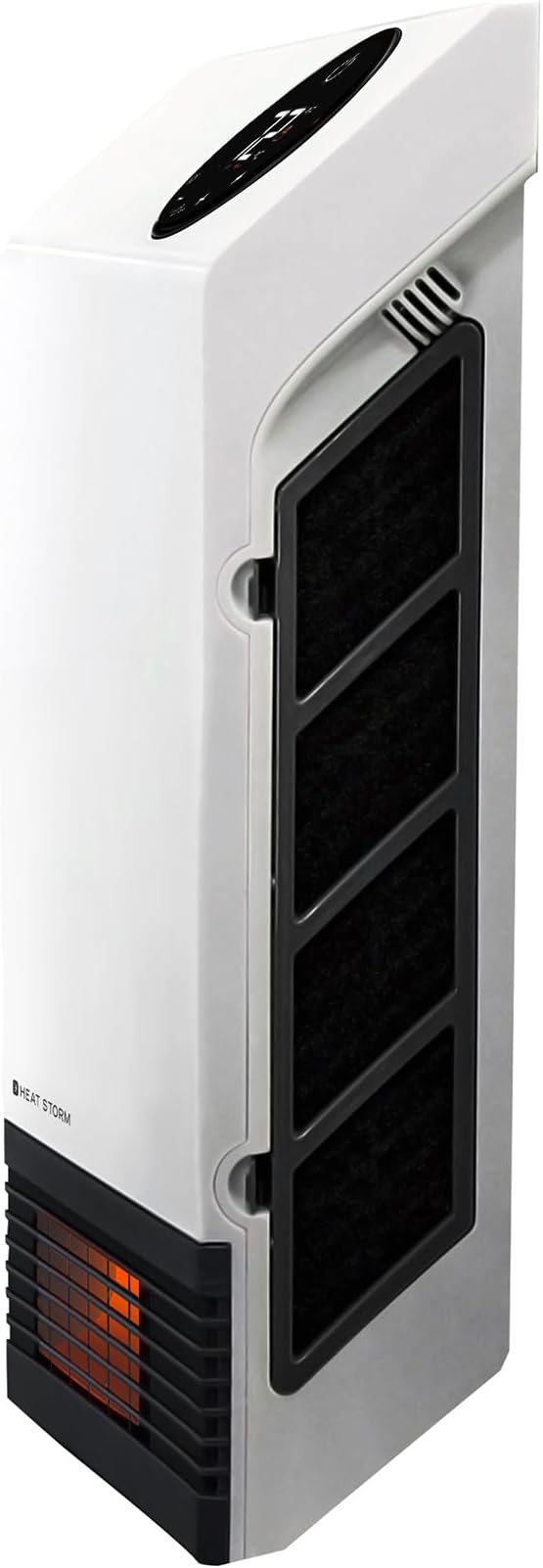 Heat Storm Deluxe Space 1000 Watt Infrared Wall Mount Electric Heater, White