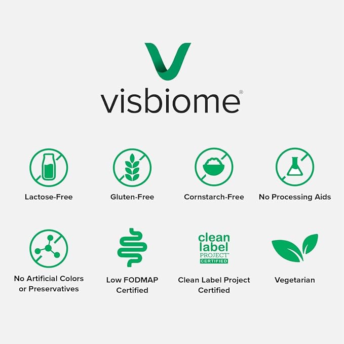 Visbiome® GI Care - High Potency Probiotic - 112.5 Billion CFU Live Probiotics, Original De Simone Formulation, Made in USA, 240 Capsules.