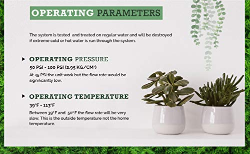 4 Stage - Hydroponics Reverse Osmosis Water Filtration System | 100 GPD | Water Purifier for Indoor or Outdoor Garden Use | Hydroponics Growing System by Oceanic Water Systems