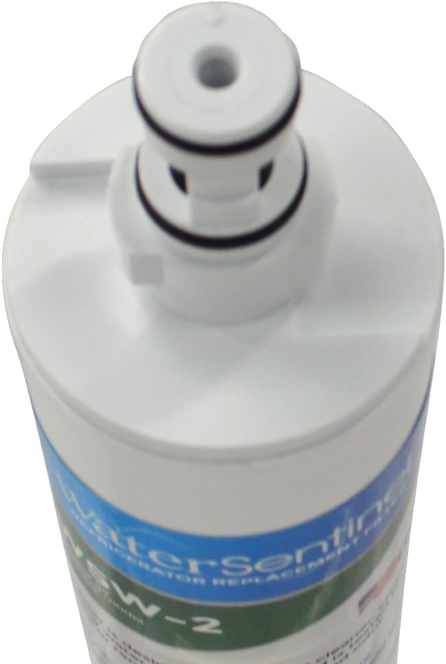 WaterSentinel WSW-2 Refrigerator Replacement Filter Fits Whirlpool Filter 5, Kitchenaid, Thermador, Kenmore, Maytag, Puriclean (2-Pack)