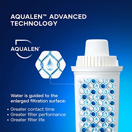AQUAPHOR Water Filter Pitcher Ideal 7 Cup with 1 x B15 Filter - White