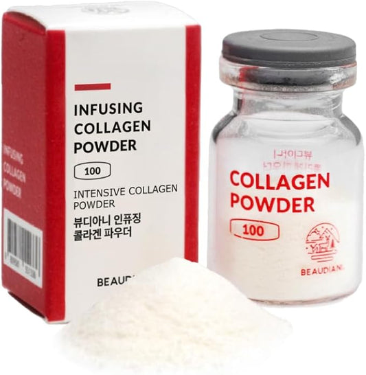 Infusing Collagen Powder (1.5g), Collagen Powder for face Skin Care, Anti-Wrinkle with Collagen, Korean Skin Care Cosmetic, All Skin Types, Collagen Booster, Skin Repair