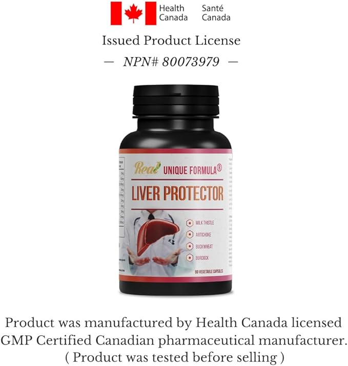 Liver Support Supplement, Herbal Liver Detox with Milk Thistle, Artichoke Leaf, Buckwheat Sprouted, Methionine, Curcumin, Betaine, Plant-Based (90 Capsules)