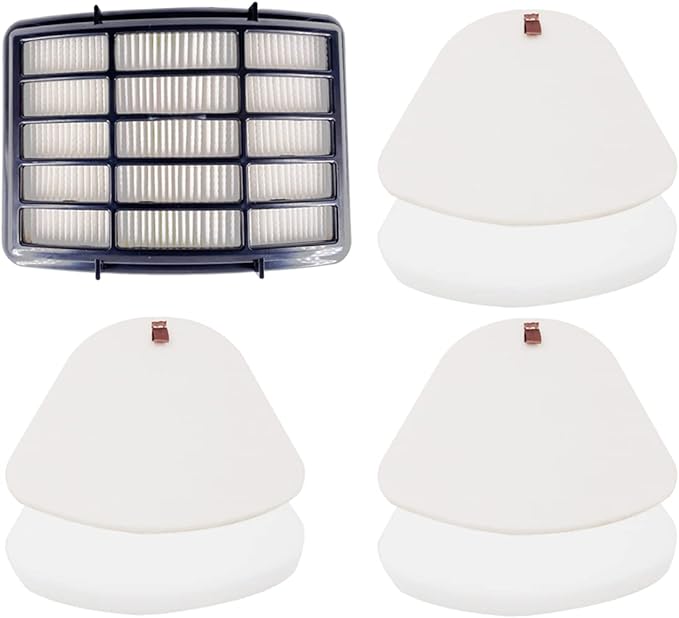 Dttery 3 Foam & Felt + 1 Hepa Filters for Shark Navigator Lift Away Vacuum CU500 NV350 NV351 NV352 NV355 NV356E NV360 UV440 UV540, Replacement Part XFF350 XHF350