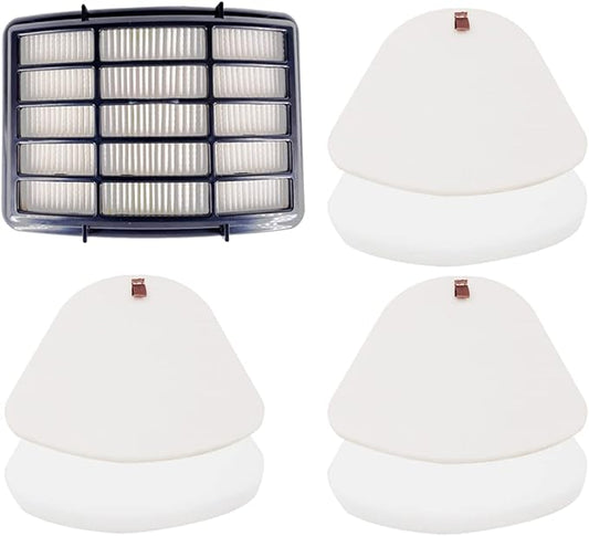 Dttery 3 Foam & Felt + 1 Hepa Filters for Shark Navigator Lift Away Vacuum CU500 NV350 NV351 NV352 NV355 NV356E NV360 UV440 UV540, Replacement Part XFF350 XHF350