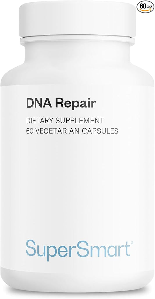 Supersmart DNA Repair (Advanced Formula) - with AC-11, Sulforaphane Glucosinolate, SOD Gliadins Complex - High Potency Antioxidant Supplement | Non-GMO & Gluten Free - 60 Vegetarian Capsules