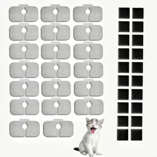 20-Pack Cat Water Fountain Filter Replacement