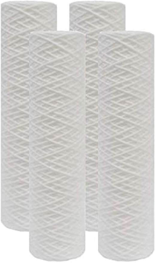 Compatible for WHKF-WHSW String Wound 5 Micron Sediment Water Filters - 4-Pack- by IPW Industries Inc.
