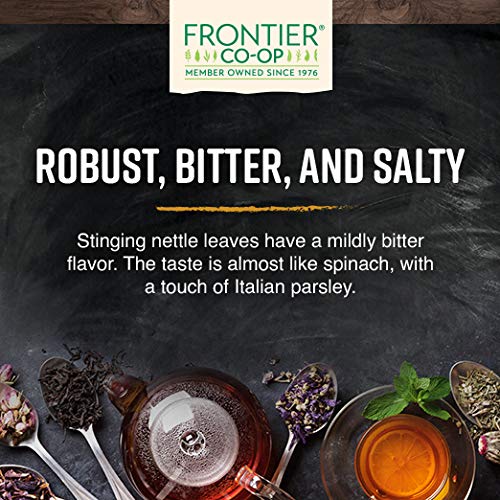 Frontier Co-op Organic Cut and Sifted Stinging Nettle Leaf 1lb | Pack of 2