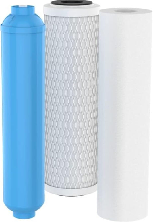 Pentair OMNIFilter ROR2050 Reverse Osmosis Replacement Cartridge Kit, For Use with OMNIFilter RO2050 Premium Reverse Osmosis Water Filter System, Includes Replacement Filter Cartridges and O-Rings