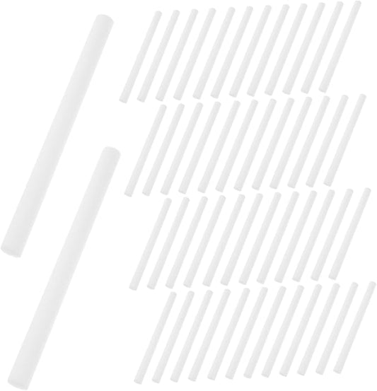 GALPADA 50pcs Cotton Filter Sticks for Diffuser and Humidifier 10x140mm Universal Absorbent Cotton Fragrance Replacement for Home Use