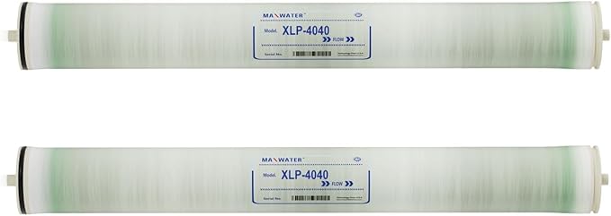 XLP-4040 Reverse Osmosis 4" x 40" RO Membrane, 2300 GPD | XLP 4040 For Water Purification Desalination Commercial, Industrial, Agricultural | Compatible With Dow Filmtec XLE-4040, HF4-4040 - 2 Pack