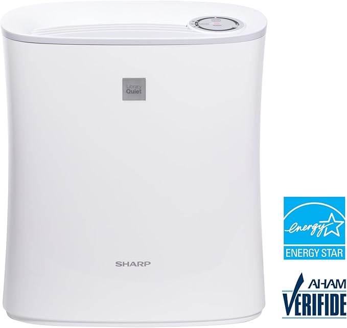 SHARP Air Purifier with True HEPA filter. Covers up to 690 sq. ft. for Small Rooms, such as Bedroom, Office or Dorm Room, for Dust, Smoke, and Pollen. FPF30UH