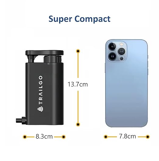 Mini 2 Water Filter System (ver. 2) - Pocket-Sized Portable 5-Stage Purifier Filtration with 1.2L Flow Rate - Hiking, Camping, Backpacking, Emergency Preparedness, Prepper Gear Supplies