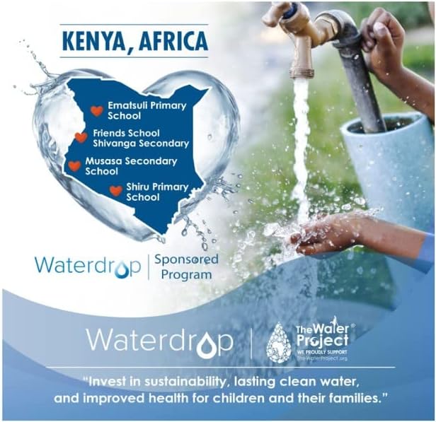 Waterdrop D6 Reverse Osmosis Water Filter, 600 GPD Under Sink Reverse Osmosis System, Reduce PFAS, 2:1 Pure to Drain, Tankless RO Water Filter System, Smart LED Faucet, Easy Installation