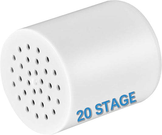 Shower Filter Replacement Cartridge 20 Stage,High Output SF100, SF220 Shower Filters For Hard Water,Universal Replacement Cartridge,Waters Purifier, Shower Water Softener (1 Pack)