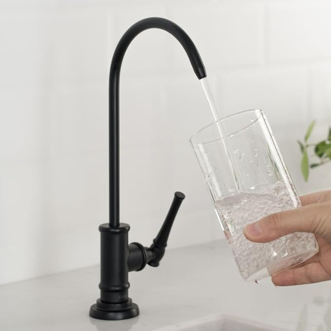 KRAUS Allyn 100% Lead-Free Kitchen Water Filter Faucet in Matte Black, FF-102MB