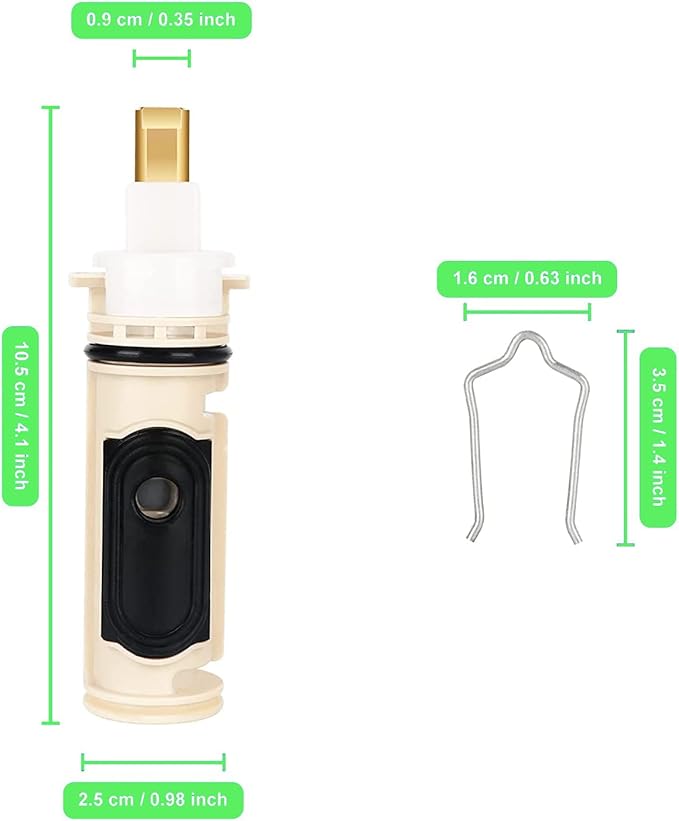 1222 Replacement Cartridge Compatible with moen 1222 Shower Valve Cartridge, 1222 Replacement Cartridge Compatible with moen Posi-Temp Faucets And Tub Shower
