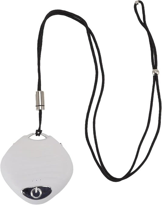Air Purifier Necklace, 5V Portable Ionizer Rechargeable Ion Air Purifier Simple to Use Air Filter Device Necklace Purifier for Home Car with USB Cable 2x2x0.6inch