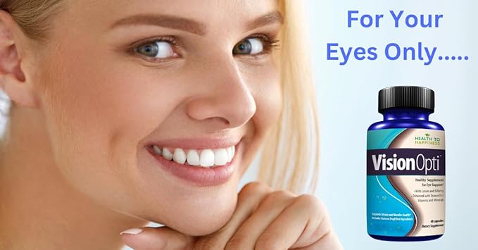 Vision Opti - Eye Health Supplement with Lutein, Zeaxanthin, Selenium, Zinc, and Vitamins A & C | 60 Capsules