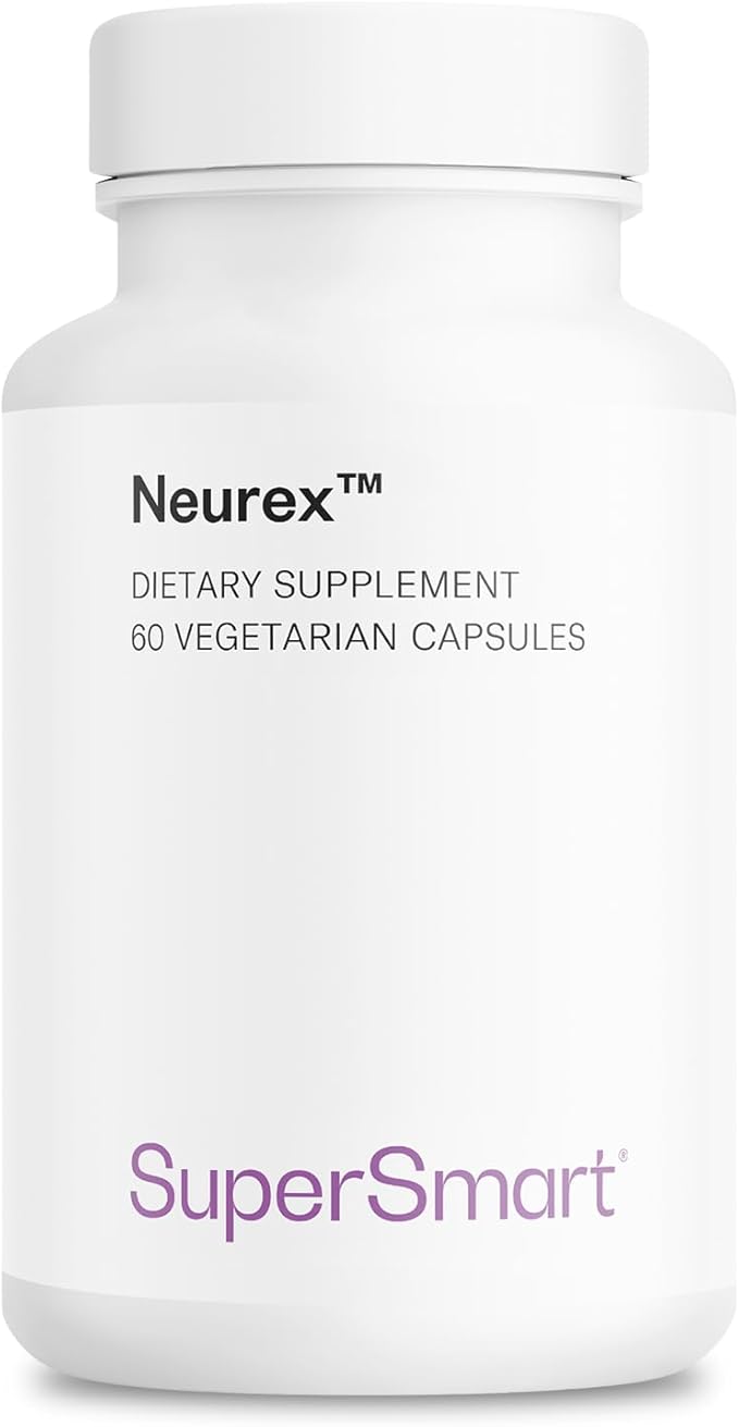 SUPERSMART - Neurex - Help Improve Memory & Speed of Cognitive Processing - Help Prevent Cerebral Aging - Brain Supplement Formula | Non-GMO & Gluten Free - 60 Vegetarian Capsules