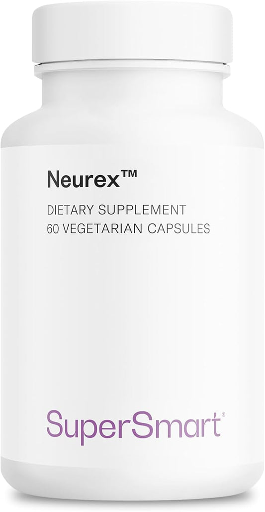 SUPERSMART - Neurex - Help Improve Memory & Speed of Cognitive Processing - Help Prevent Cerebral Aging - Brain Supplement Formula | Non-GMO & Gluten Free - 60 Vegetarian Capsules