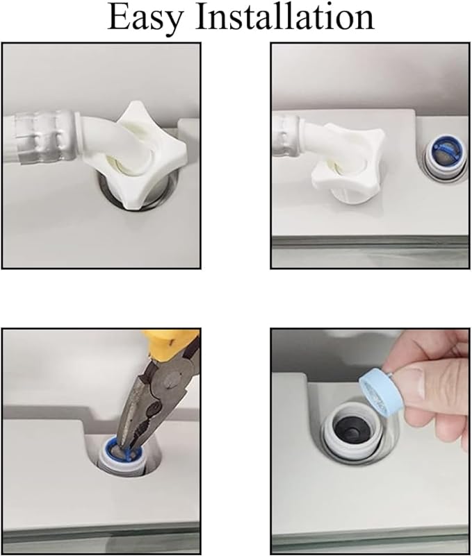 4pcs Washer Water Inlet Valve Filter Screen Washing Machine Replacement Repair Kit for Automatic Washing Machine