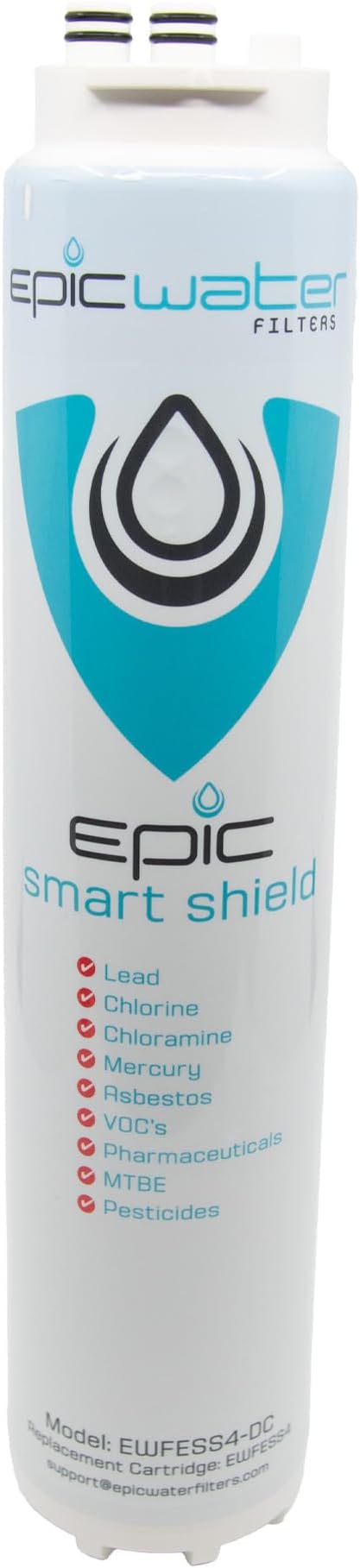 Epic Water Filters Smart Shield Replacement Filter | Under Sink Water Filter | Inline Water Filter | NSF 53 Water Filter | Water Filter For Sink | American Made Filter | Tap Water Filter