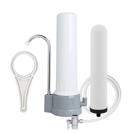 Amwater Countertop Water Filter, Amwater 5-Stage Countertop Water Filter Washable Filter Element, 8000 Gallons