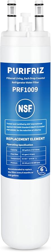Refrigerator Water Filter Compatible with Kenmore 9999, 469999, 46-9999, A0094E28261 Water and Ice, NSF Certified, 6 Month / 300 Gallon, 1 Pack