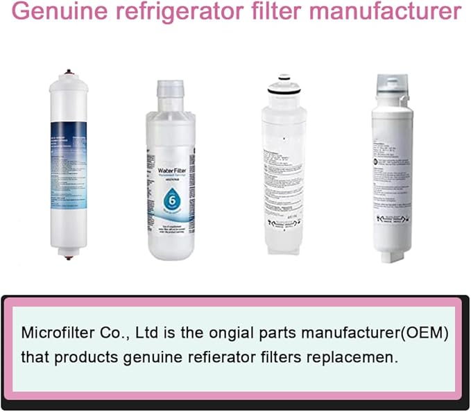 Replacement Refrigerator Water Filter, Compatible with DA29-00020B, DA97-08006A-1, HAF-CIN/EXP, 2 Pack