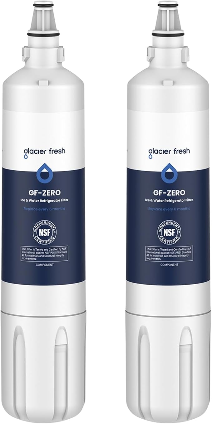 GLACIER FRESH Water Filter Replacement for Sub-Zero 4204490, 4290510, 9030868 Refrigerator Water Filter, 2 Pack