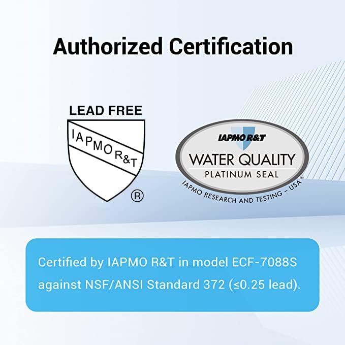 Filterlogic NSF/ANSI 372 Certified Fluoride Water Filter, Replacement for Berkey® PF-2® Fluoride Filter, Berkey® Gravity Filtration