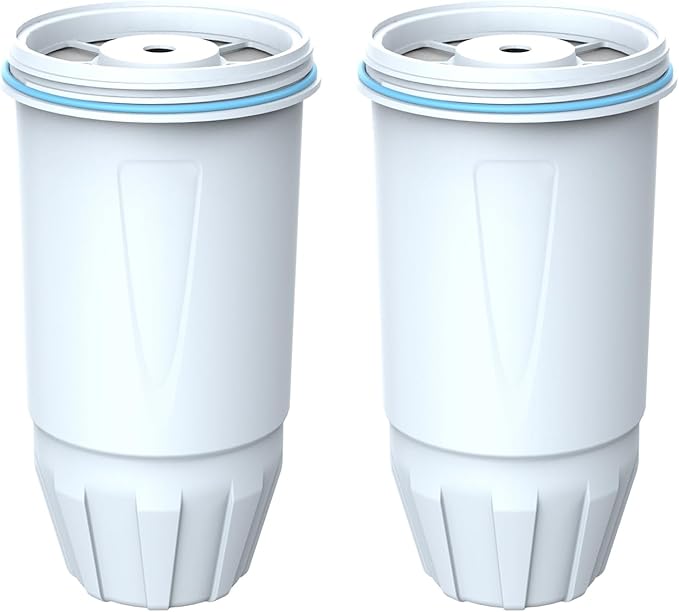 Lifefilter Water Filter Replacement for Pitcher Filters and Dispenser Filters, ZR-001 ZR-003 ZP-600 ZR-017, Multi-Stage Filter System, Reduce TDS, PFOA/PFOS, Chlorine, 2 Pack