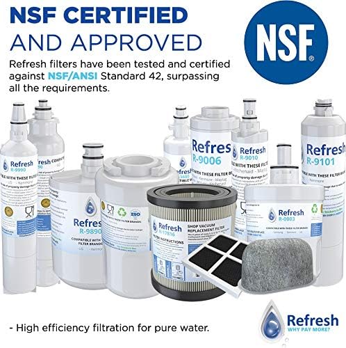 Refresh 9010 Replacement Refrigerator Water Filter for Whirlpool 4396508 / EDR5RXD1 / Filter 5