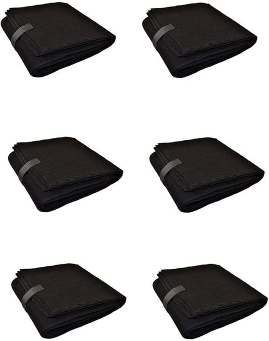 CFS – Pack of 6, Premium Cut-to-Fit Activated Carbon Pre-Filter Pad for Air Purifiers – Fresh & Filtered Air for Indoor and Home – Charcoal Air Filter Sheet – 16" x 48" – Black
