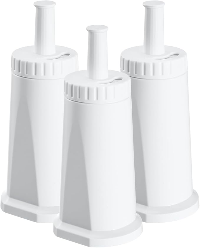 3 Pack Replacement Water Filter for Breville Espresso Machine Barista Pro BES878, Barista Touch Bes880, Oracle Touch BES990, Oracle BES980, Dual Boiler BES920 Bambino ClaroSwiss Sage, BES008WHT0NUC1