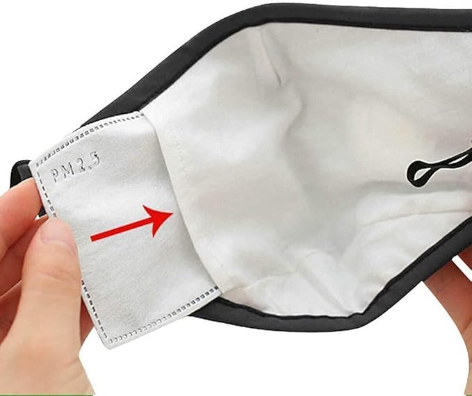 200pcs PM2.5 Activated Carbon Filter Insert Replaceable Sheets for Cloth Mask Ship from USA, 5 Layer PM2.5 Filter for Face Cover (200)