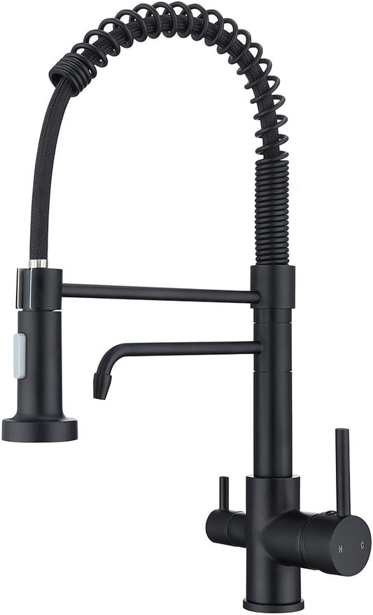 3 in 1 Drinking Water Faucet: Kitchen Faucet with Filter functionality for Easy Access to Filtered Water for Drinking, No Need for a Separate Drinking Water Dispenser Faucet
