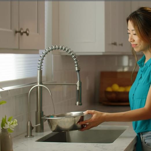 AquaTru Under Sink Reverse Osmosis Water Filter System with Alkaline pH+ Filter | Certified to Remove Lead, Chlorine, Fluoride, PFOA, PFOS & More for Pure Great-Tasting Water