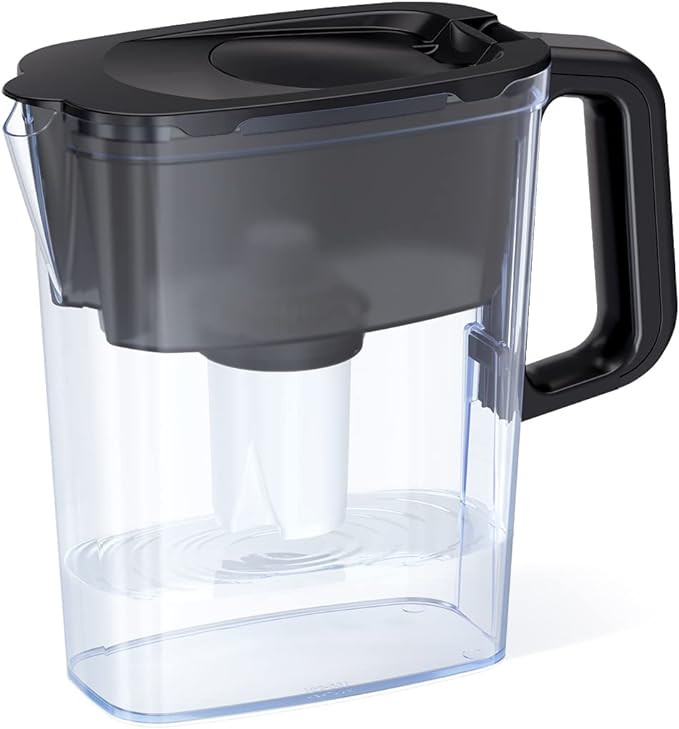 AQUAPHOR Water Filter Pitcher Compact 5 Cup with 1 x B15 Filter - Black