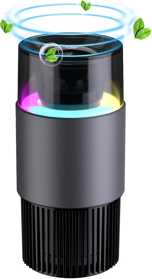 Portable HEPA Air Purifier with negative ion Purification, for Car, Truck, RV/Camper, for Smoke,Pet Dander, Dust, Pollutants for Clean Air