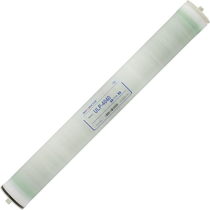 Max Water ULP-4040 Reverse Osmosis 4" x 40" RO Membrane, 2600 GPD | ULP 4040 For Water Purification Desalination Commercial, Industrial, Agricultural | Compatible with Dow Filmtec AG4040FF, TW30-4040